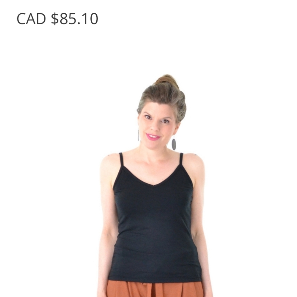 Women's Jacob Black Slip Tank Top